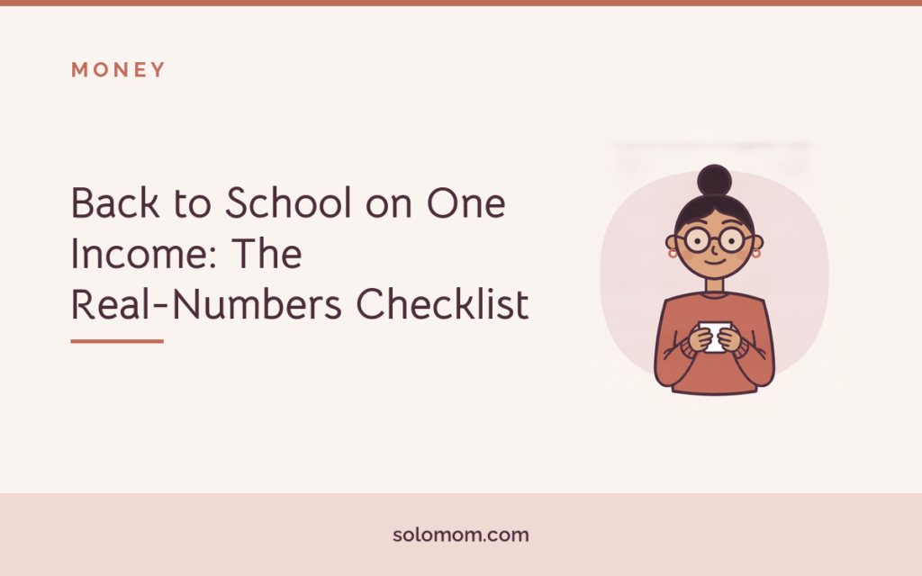 Back to School on One Income: The Real-Numbers Checklist
